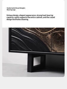 Muebles <span class=keywords><strong>de</strong></span> Interior para el Hogar <span class=keywords><strong>de</strong></span> Estilo Italiano <span class=keywords><strong>de</strong></span> Lujo Ligero, Aparador <span class=keywords><strong>de</strong></span> <span class=keywords><strong>Entrada</strong></span> para Sala <span class=keywords><strong>de</strong></span> Estar, Rectangular, Dorado, Muebles Laterales VIP para el Hogar, Mesa - Product Image 3