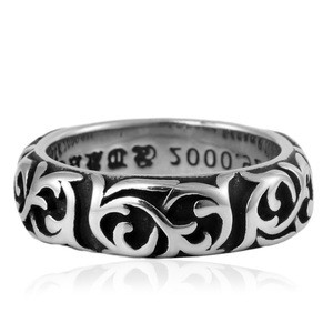yunnique <b>Titanium</b> Steel Floral Vine <b>Ring</b> Unisex Fashion Jewelry Gift 24005 - Product Image 4