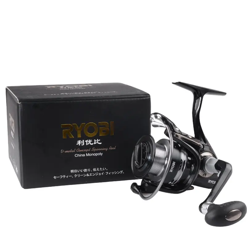 Ryobi HPA 1000-8000 Không Thấm Nước CNC Kim Loại Cơ Thể Cá Saltwater Reels Spinning Reel Với Max Kéo 10Kg