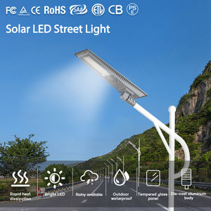 High Quality IP65 Outdoor LED <b>Solar</b> <b>Street</b> <b>Light</b> 100W 200W 300W High Brightness Waterproof <b>Solar</b> <b>Street</b> <b>Light</b> - Product Image 2