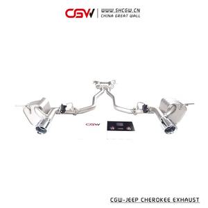 Silenciador de escape de sonido para Jeep Cherokee 3,0 T 3,0 3,6, tubo de escape de alta calidad, con válvula trasera, <span class=keywords><strong>2</strong></span> años de garantía - Product Image 5