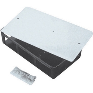Scatola in ABS per collezionisti 32 x 20 x 8 cm, contenitore portaoggetti con coperchio e scomparto divisorio per organizzare piccoli oggetti - Product Image 1