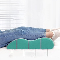 Ortho pä discher Gedächtnis schaum Bein höhen auflage Keil kissen Ischias nerv Schmerz linderung mit einstellbarem Komfort zum Schlafen im Bett