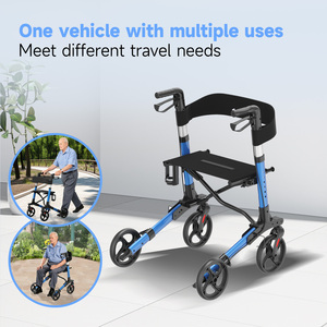 High Quality Rehabilitation Training Equipment Walking <strong>Seat</strong> <strong>Walker</strong> Aids Equipment <strong>for</strong> Disable and Elderly People - Product Image 4