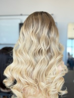 SHY 13x5 Perruque frontale en dentelle HD sans colle, cheveux humains, à raie libre, ondulée, balayage, Fabricant OEM ODM