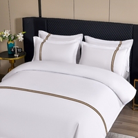 Parure de lit 4 pièces en coton hypoallergénique et écologique de qualité supérieure pour hôtels – Offre spéciale fournisseurs