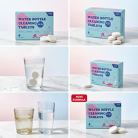 TOTCLEAN – Comprimés effervescents écologiques détachants pour taches de thé, activés à l'eau chaude, nettoyage en profondeur en 5 minutes pour tasses à café et tasses à thé