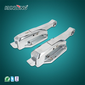 Cerradura de manija de puerta retráctil de aleación de Zinc oculta, antirrobo, pestillo de acero duradero pulido, desbloqueo de llave, diseño Industrial - Product Image 4