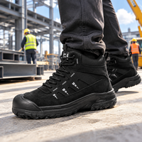 Chaussures de sécurité pour hommes toutes saisons, conformes aux normes européennes, avec embout en acier, montantes et légères
