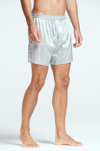 Calzoncillos bóxer de seda a la moda para hombre 100% patrón de estampado de seda pura XL pijamas de talla grande Batas para adultos calzoncillos de Albornoz perfectos - Product Image 5