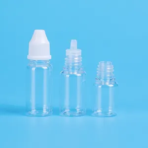 10ml 15ml 30ml PET-Kunststoff verpackung Leere Plastik kappe Flüssige Öl flaschen mit kinder sicherer Kappe