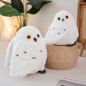 Juguete de peluche de búho simulado, muñeco olfateador de búho bonito, decoración de dibujos animados, conjunto completo de figuras periféricas, almohada suave de temporada de Graduación - Product Image 6
