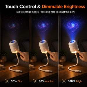 Lámpara de Proyección Nocturna <span class=keywords><strong>3D</strong></span> Romántica con Diseño de Cielo Estrellado y Océano, Lámpara Proyectora LED de Cielo Estrellado Cósmico para el Hogar, Éxito de Ventas Navideño - Product Image 2