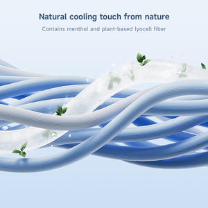Edredón Refrescante SiaaSoo con Mentol, Lyocell 7A Antibacteriano y Antiácaros, Lavable, de Doble Cara, Tipo Seda de Hielo para Verano - Product Image 6