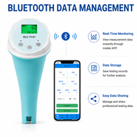 Analyseur de chlore WIFI pour piscine 6 en 1 (Chlore/pH/TDS/EC/ORP/Salinité/TEMP) Moniteur de qualité de l'eau étanche