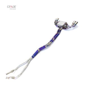 ระบบท่อไอเสียไทเทเนียมและสแตนเลสแบบ Roar สำหรับรถปอร์เช่ 958 958.2 <span class=keywords><strong>Cayenne</strong></span> E3 3.0T 3.6L 4.8T S Hybrid - Product Image 4