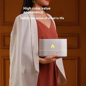 Humidificateur d'air à brume fraîche pour la maison, diffuseur d'arômes, humidificateur portable USB à ultrasons avec lumière de feu - Product Image 5