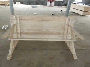 Table de ferme pliable en bois de pin bon marché, style moderne, haute qualité, promotion, table de fête - Product Image 5