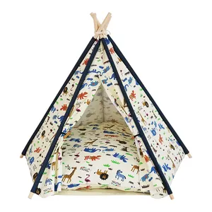 Dog Cat Outdoor Camping Dog Accessories Cat House Bed Pet Teepee Dog Tent Cama Para Perro For Sale