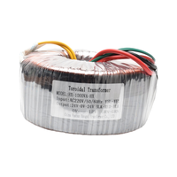 Transformateur toroïdal haute efficacité 1000W 110V/220V en aluminium pur, transformateur d'isolement haute précision pour applications audio/industrielles