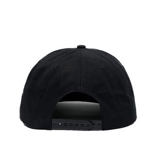 OEM Custom Logo <b>Cap</b> Rubber Patch 5 Panel <b>Flat</b> Brim Snapback Cotton <b>Hat</b> - Product Image 6