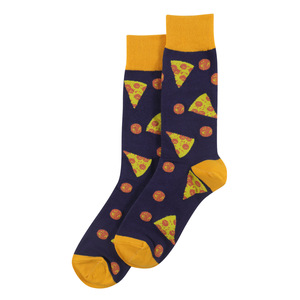 Chaussettes en coton stylées et funky pour hommes Pizza motif hibou mignon motifs de nourriture pour animaux de porc chaussettes <span class=keywords><strong>fantaisie</strong></span> en vrac à pois - Product Image 6