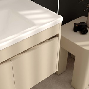 Nuevo lavabo moderno de cerámica integrado para baño, lavabo sobre encimera, combinación de lavabo y encimera - Product Image 5