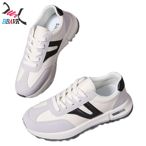 Zapatillas Blancas de Verano 2025 para Hombre, Diseño Transpirable de Malla, Cierre con Cordones, Versátiles, Deportivas, Casuales, para Estudiantes - Product Image 2