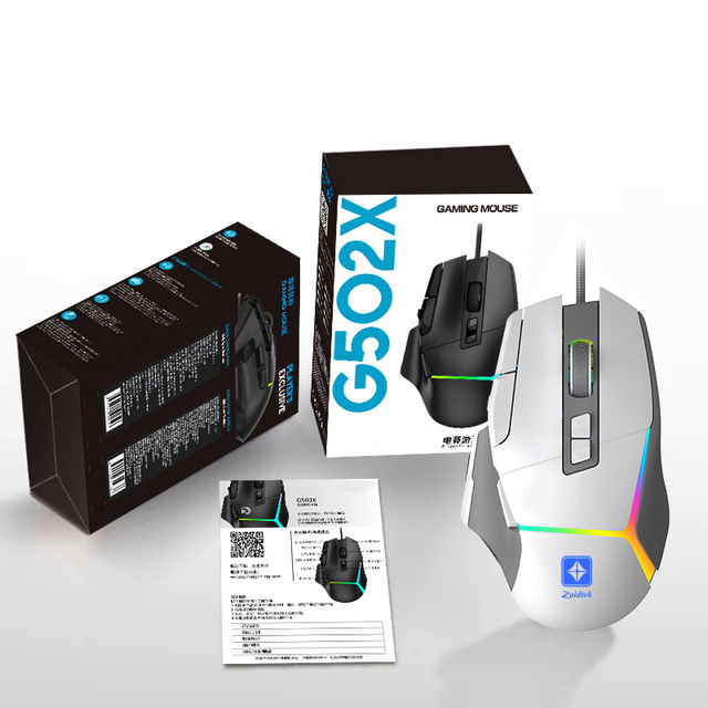 E-sports Mechanical Mouse Computer Accessory Macro Programmable RGB Wired Gaming Mice
