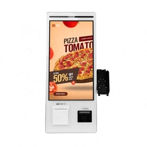 Kiosco con Pantalla Táctil Capacitiva de 23.8'' y 10 Puntos de Contacto, Montaje en Pared o de Pie, 1920*1080, con Caja Registradora, para Autoservicio Bancario, SDK, Venta al Por Mayor - Product Image 1