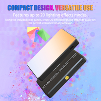 Lampe LED vidéo pleine couleur 12W pour photographie, lampe de remplissage portable pour selfie, pour téléphone, TikTok et autres créations de contenu mobile