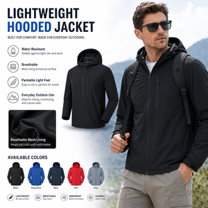 Sports Man <b>Waterproof</b> <b>Jacket</b>, Softshell <b>Jacket</b> Custom Plus Size Hooded Windbreaker Sportswear Outdoor <b>Waterproof</b> <b>Jackets</b>/ - Product Image 1
