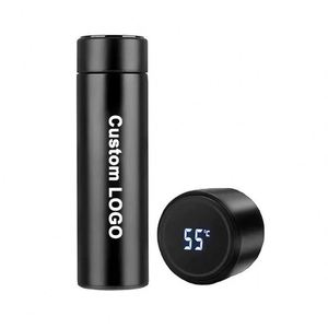 Siy619 Custom Printing Logo 500Ml Flask Vacuum <b>Bottle</b> Smart <b>Thermos</b> With Temperature Digital Gift Items - Product Image 1
