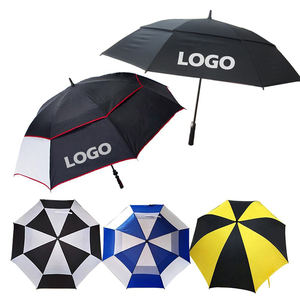 Parapluie de golf pliable en six sections, 30 pouces, entièrement automatique, coupe-vent, en nylon 190T, personnalisable pour publicité, vente en gros fabricant - Product Image 2