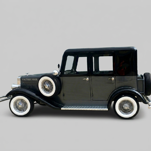 Voiture de tourisme classique noire, vente directe d'usine, 5 places, style panoramique, voiture classique vintage - Product Image 1