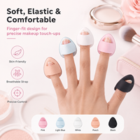 Esponja de Maquillaje Personalizada de Fábrica, Mini Esponja en Forma de Lágrima, Suave y Adhesiva, para Uso en Seco/Húmedo, para Corrector y Fijación