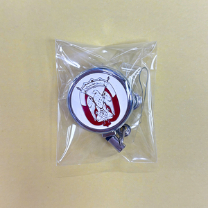 Nome OEM allegare modello di falco UAE personalizzato ID riavvolgitore bordo metallico in gomma morbida stampa UV Expo personale aziendale passa le credenziali - Product Image 6