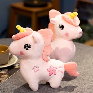 Peluche licorne douce kawaii personnalisable, jouet apaisant pour dormir, décoration de <span class=keywords><strong>chambre</strong></span> d'enfant, jouet en peluche, animaux en peluche - Product Image 2