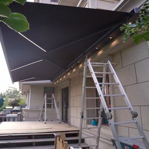 Auvent Type A03 mur l auvent imperméable coupe-vent auvent rétractable Patio <span class=keywords><strong>balcon</strong></span> fenêtre auvent porte auvents extérieur - Product Image 4