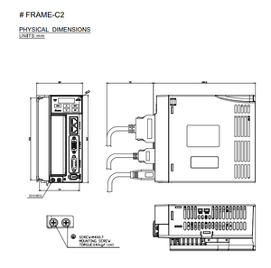 Motor de CA ASD-B2-0721-B y ASD-B2-1521-F con material plástico, equipo eléctrico, 220 V, 2000 rpm, 1500 W, IE - Product Image 3