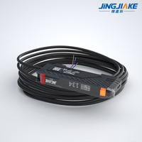 Amplificador de Fibra Óptica Chino de Doble Pantalla con Sensor Anti-Reflejos de Rejilla de Bragg de Fibra, Compatible con Cientos de Tipos de Fibra