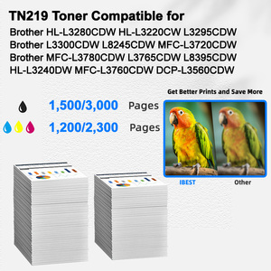 Cartouche de Toner Compatible <span class=keywords><strong>Brother</strong></span> TN219BK TN219C TN219M TN219Y Compatible pour <span class=keywords><strong>Brother</strong></span> HL-L3220CW HL-L3280CDW L3295CDW L3300CDW - Product Image 2