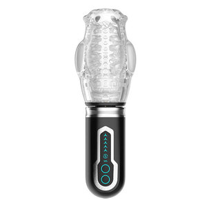 USB 충전식 남성용 페니스 익스텐더 진동기 자동 자위대 컵 흡입 기능 TPE 소재 남성 섹스 토이 - Product Image 6