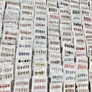 10 Uds. Uñas Postizas Personalizadas al por Mayor, Nueva Moda Francesa, Uñas a Presión de Alta Calidad, Acrílicas ABS de Cobertura Completa - Product Image 1