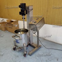 Homogénéisateur de laboratoire Sipuxin 50L, équipement cosmétique, réservoir de stockage, machine de dispersion mobile, acier inoxydable, haute efficacité