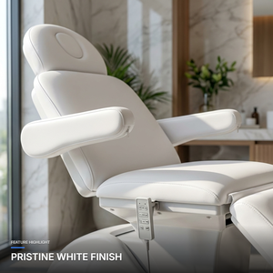 <span class=keywords><strong>Table</strong></span> de <span class=keywords><strong>massage</strong></span> de salon blanche multifonctionnelle moderne, <span class=keywords><strong>table</strong></span> de beauté électrique <span class=keywords><strong>pour</strong></span> le visage, lit de beauté <span class=keywords><strong>pour</strong></span> les cils à vendre - Product Image 4