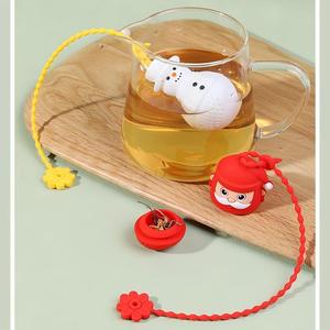 Infusore per Tè in Silicone a Forma di Cartone Animato, Ecologico, Riutilizzabile, Portatile, Utensile per Caffè e Tè per Casa e Ufficio - Product Image 5