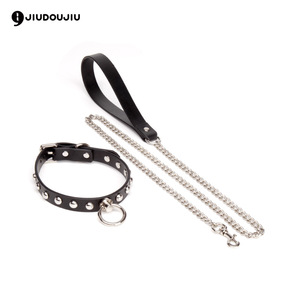 Collar, cadena SM femenina, tracción, entrenamiento erótico, esclavo canino, correa para perro, dispositivo de tortura para coqueteo, juguete K9, productos para adultos - Product Image 1