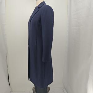 Abrigo Largo Vintage de Lana para Mujer ALBBCBS015, 50% Lana, 50% Poliéster, Cuello Camisero, Botones, Bolsillos - Product Image 5