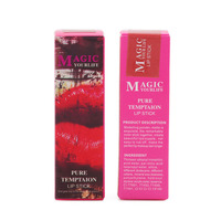 Nouveau Rouge à Lèvres Mat Hydratant Longue Durée Imperméable en Forme de Champignon, Maquillage Pigmenté Sexy